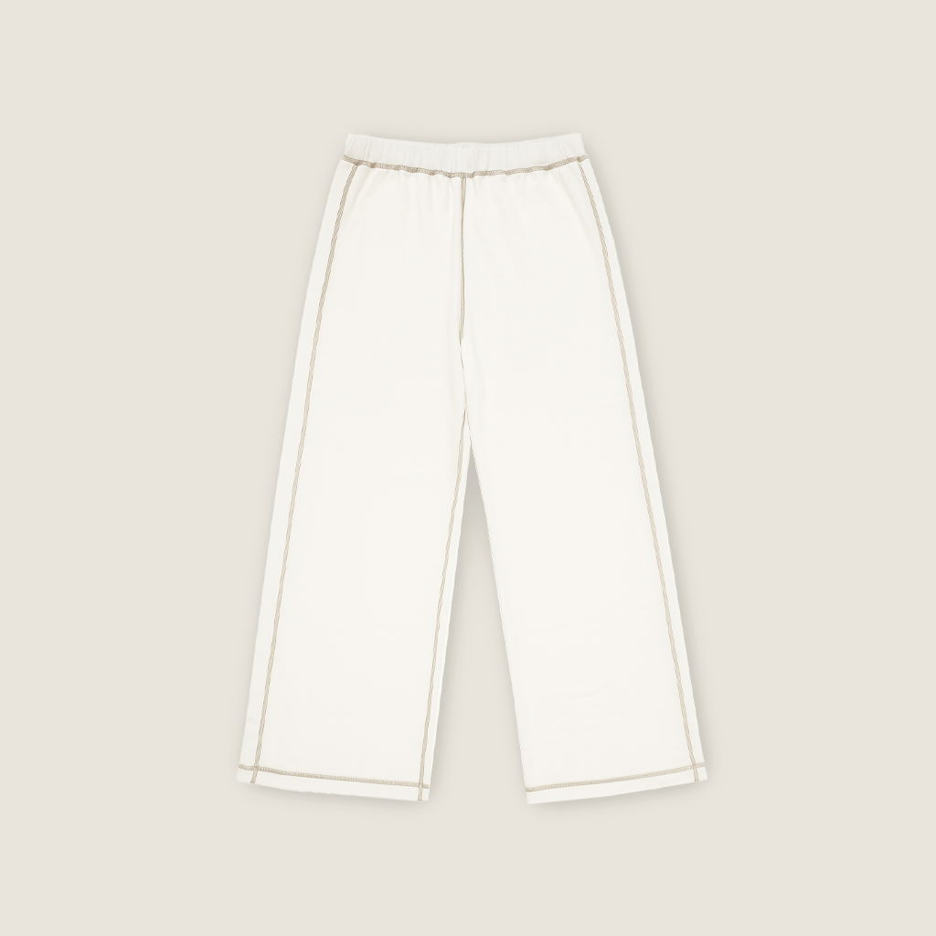 Zip-Up Contrast Stitch Casual Sportswear Two-Piece Set A10223