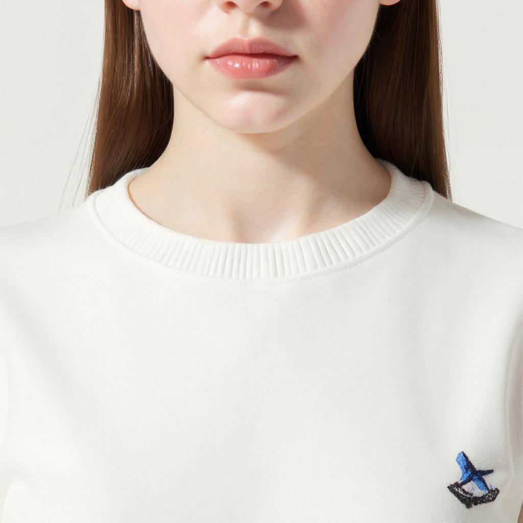 Women's Round Neck Embroidered Knitted Sweater A10055