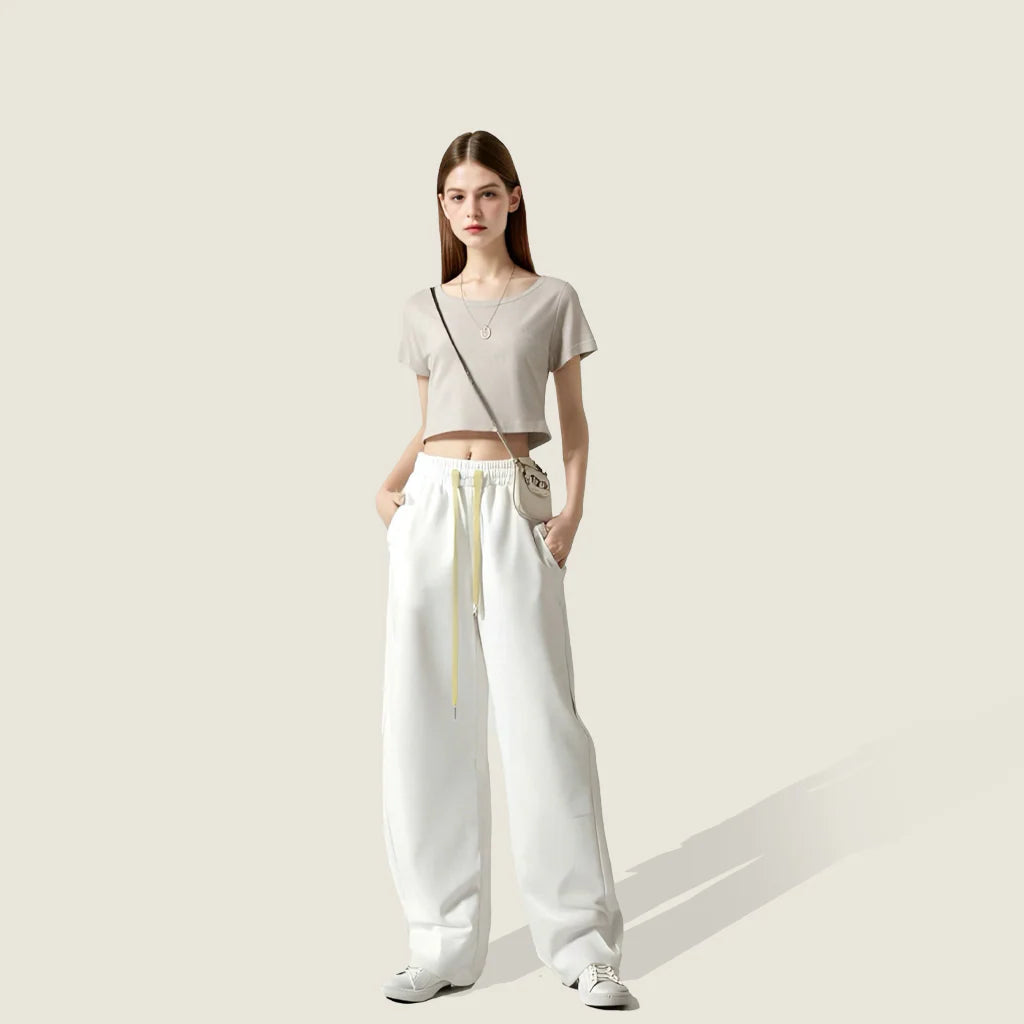 Oversized Wide-Leg Sweatpants A10149