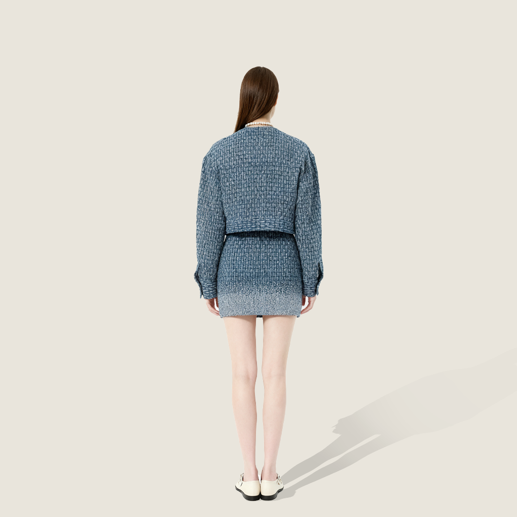 Ombre Tweed Two Piece Set A10431