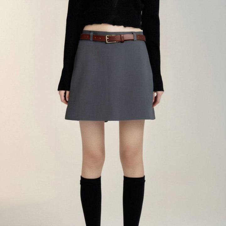 [M31N] Womens Cute A Line Skirt with Flattering Fit 10052 Womenswear Bottom