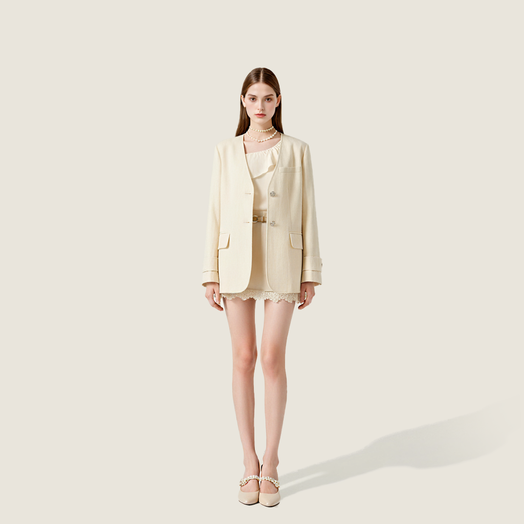 Women's Elegant V-Neck Blazers A10217