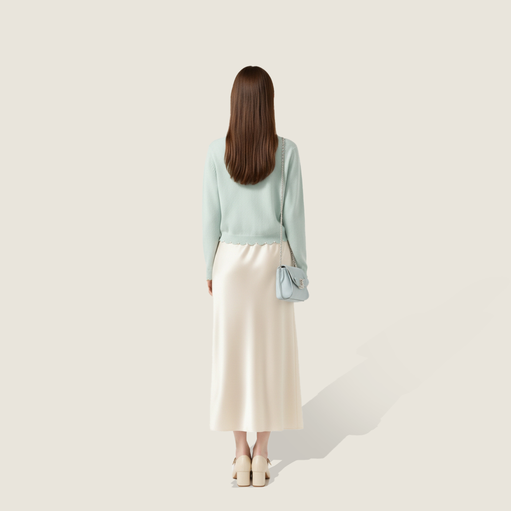 Pearl-Detail Cashmere Cardigan A10395