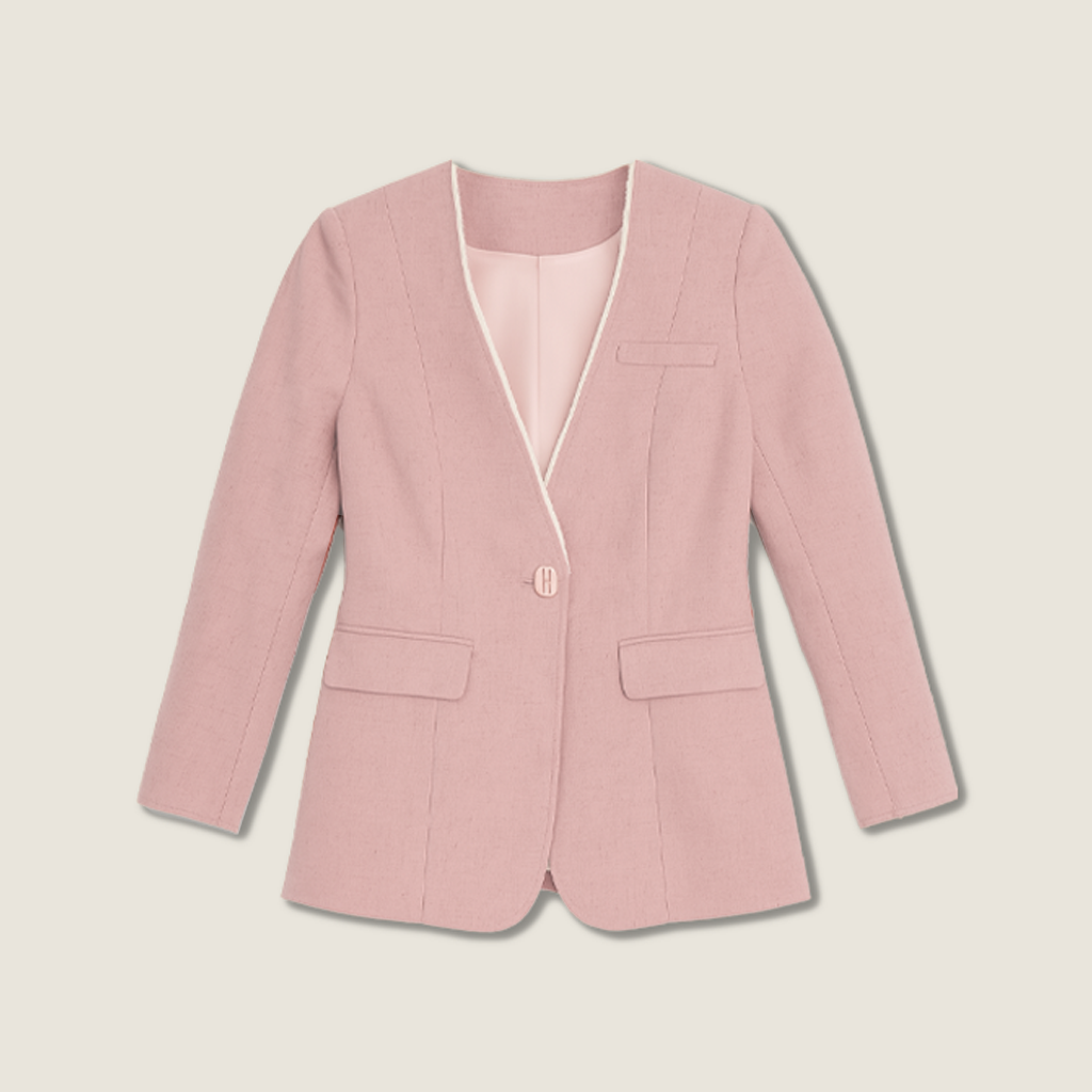 Tailored Single-Breasted Jacket with Flared Pants M31N