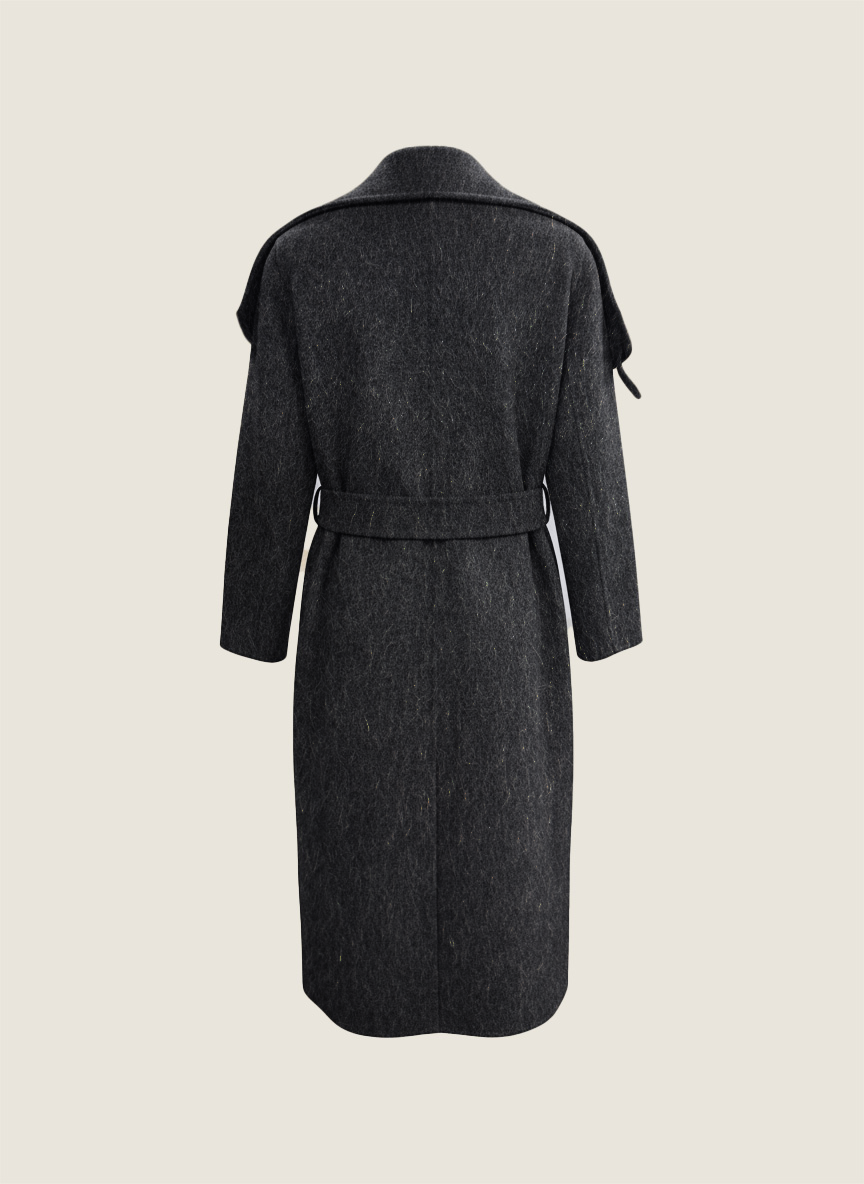 Contour Wool Wrap Coat M31N