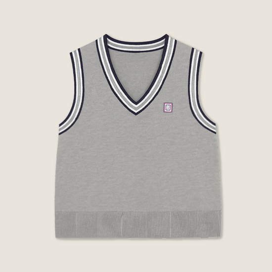 Wool-Blend Knit Vest A10016