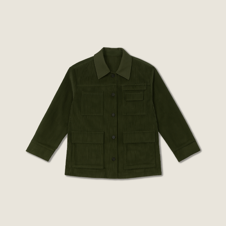 Corduroy Utility Two-Piece Set A10421