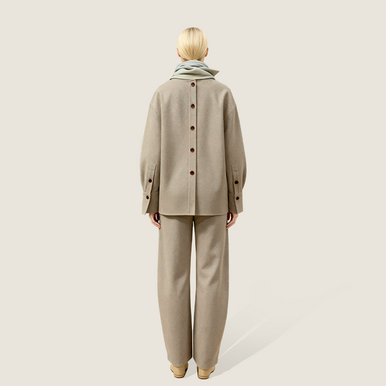 Structured Top With Scarf Detail M31N