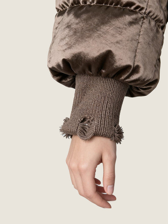 Metallic Acetate Down Jacket M31N