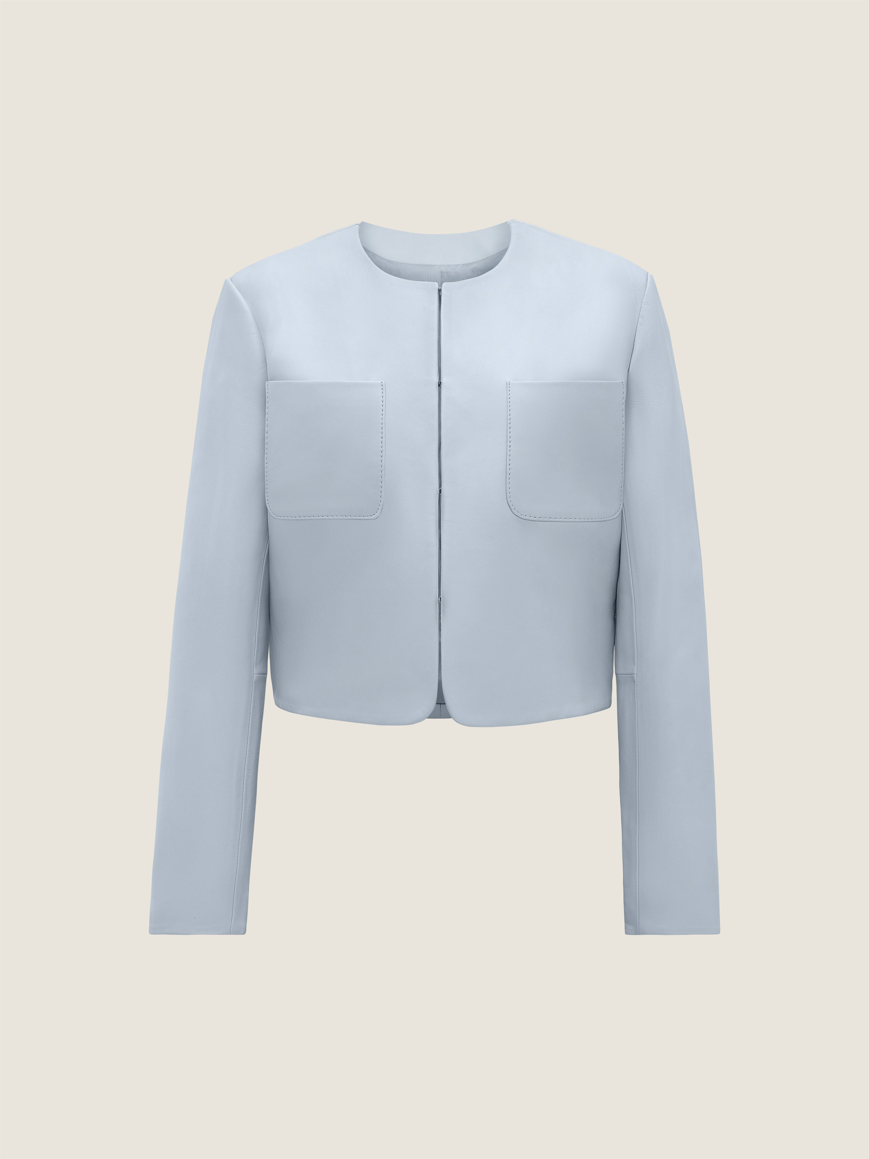 Celeste Lambskin Cropped Jacket M31N