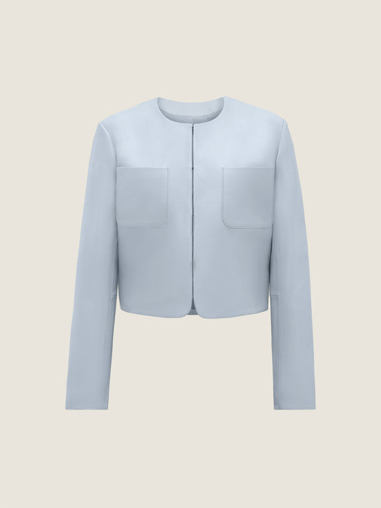 Celeste Lambskin Cropped Jacket M31N