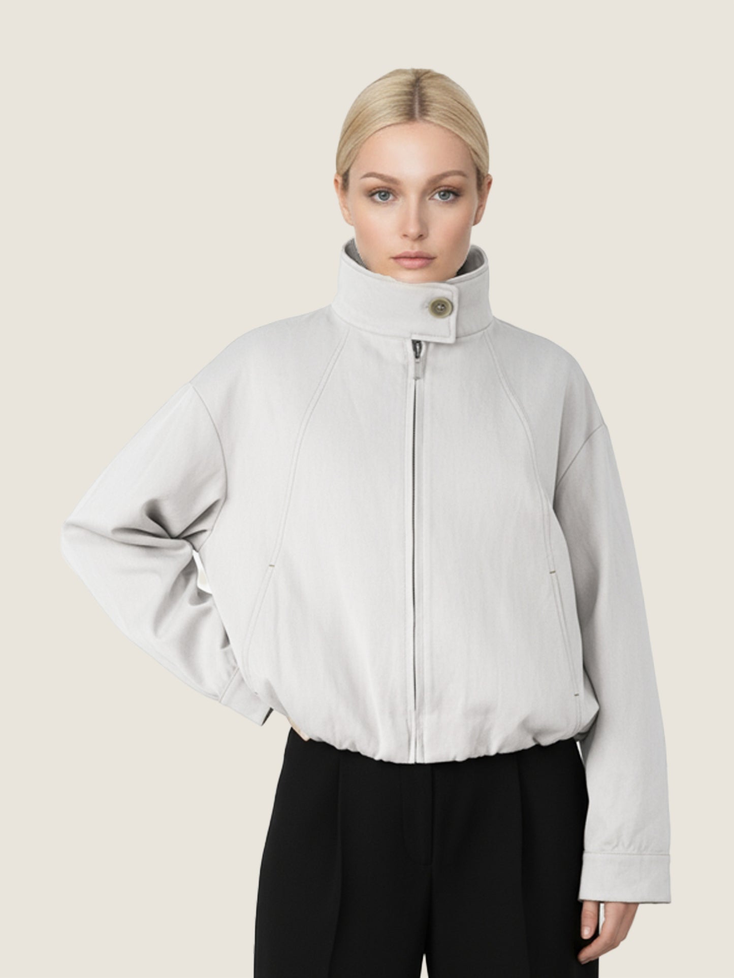 Stand-Collar Zip jacket M31N