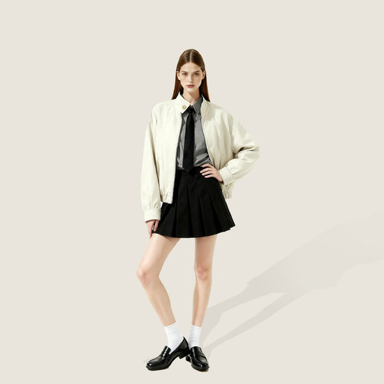 Stand-Collar Zip jacket  A10426
