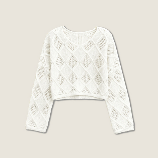 Bateau Crew Neck Cashmere Sweater A10396