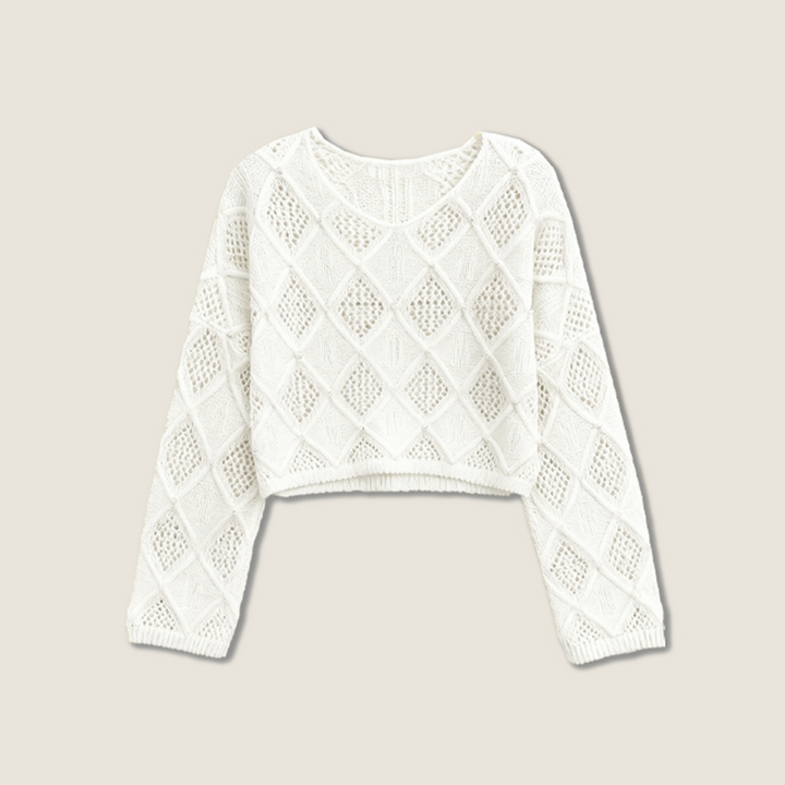 Bateau Crew Neck Cashmere Sweater A10396