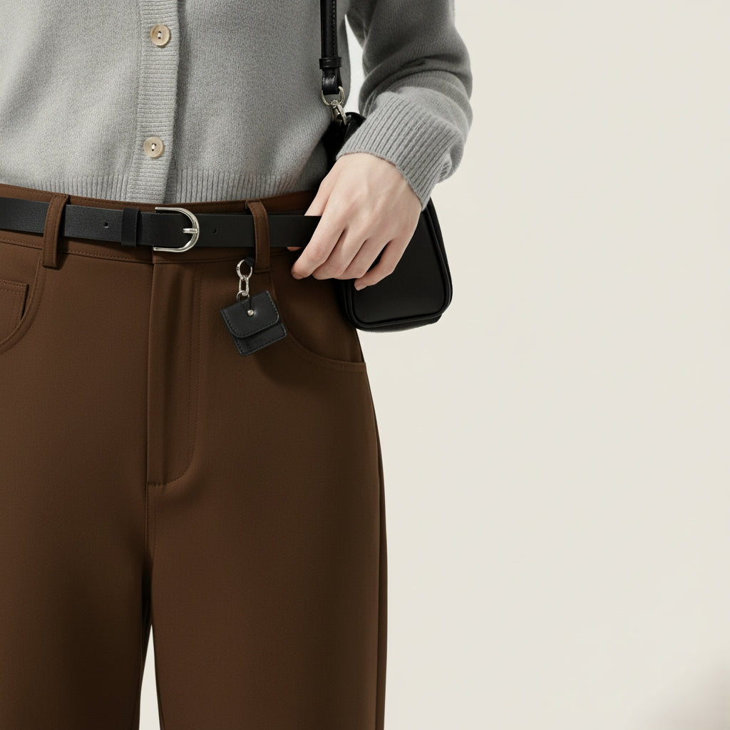 Belted Wide-Leg Pants M31N