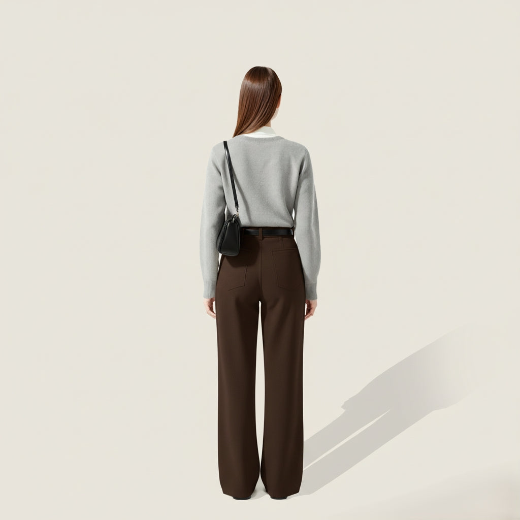 Belted Wide-Leg Pants M31N