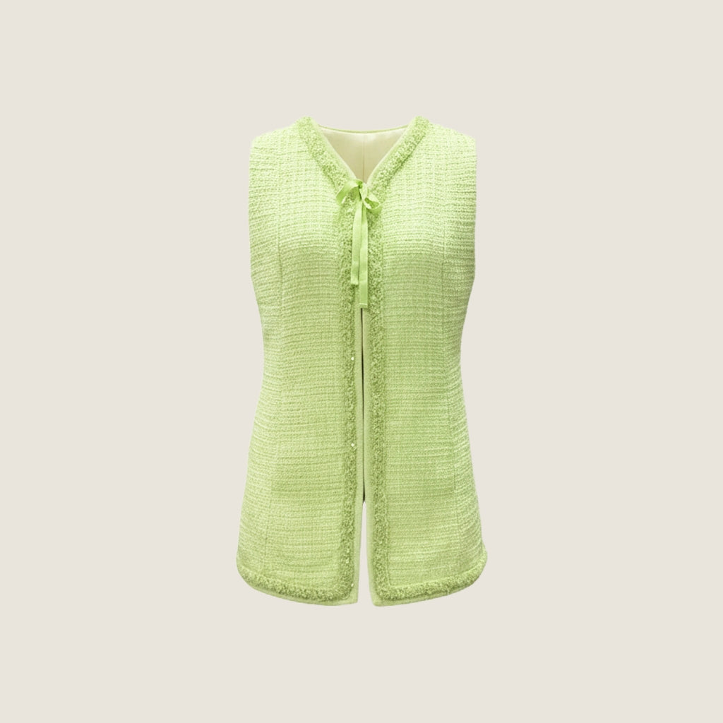 Lime Tweed Jacket and Vest Set M31N