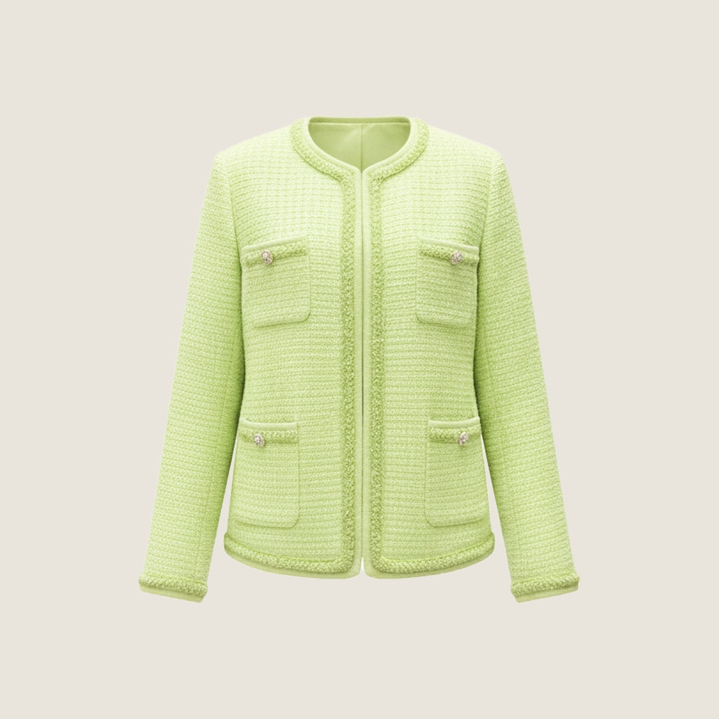 Lime Tweed Jacket and Vest Set M31N