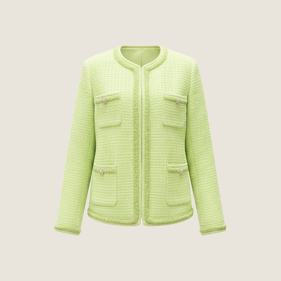 Lime Tweed Jacket and Vest Set M31N