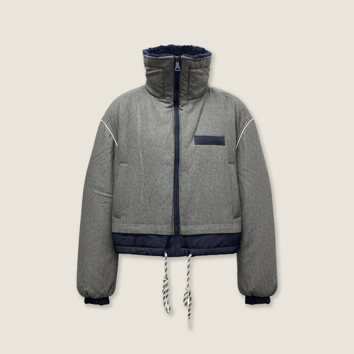 Contrast Trim Down Jacket M31N