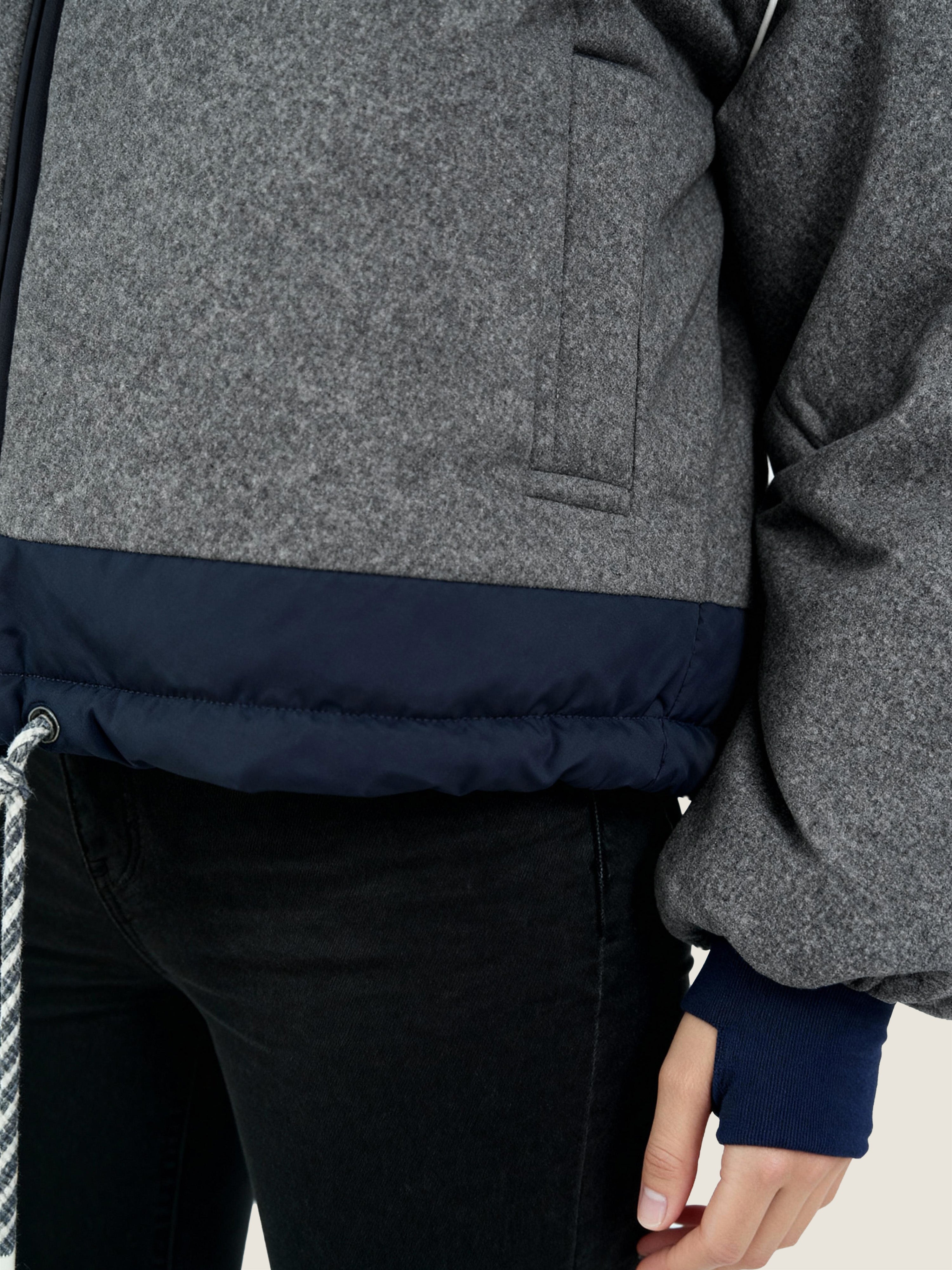 Contrast Trim Down Jacket M31N