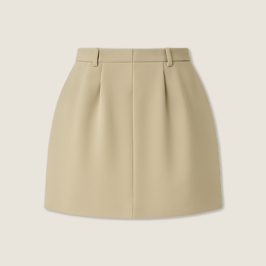 Women's High-Waisted Mini Skirt Trendy Casual Skirt A10026
