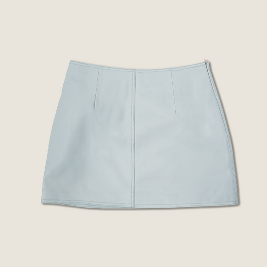 Women's Lambskin Leather Bodycon Skirt A10397
