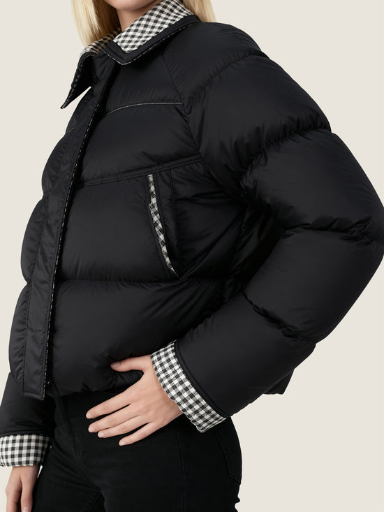Reversible Checker Down Jacket M31N