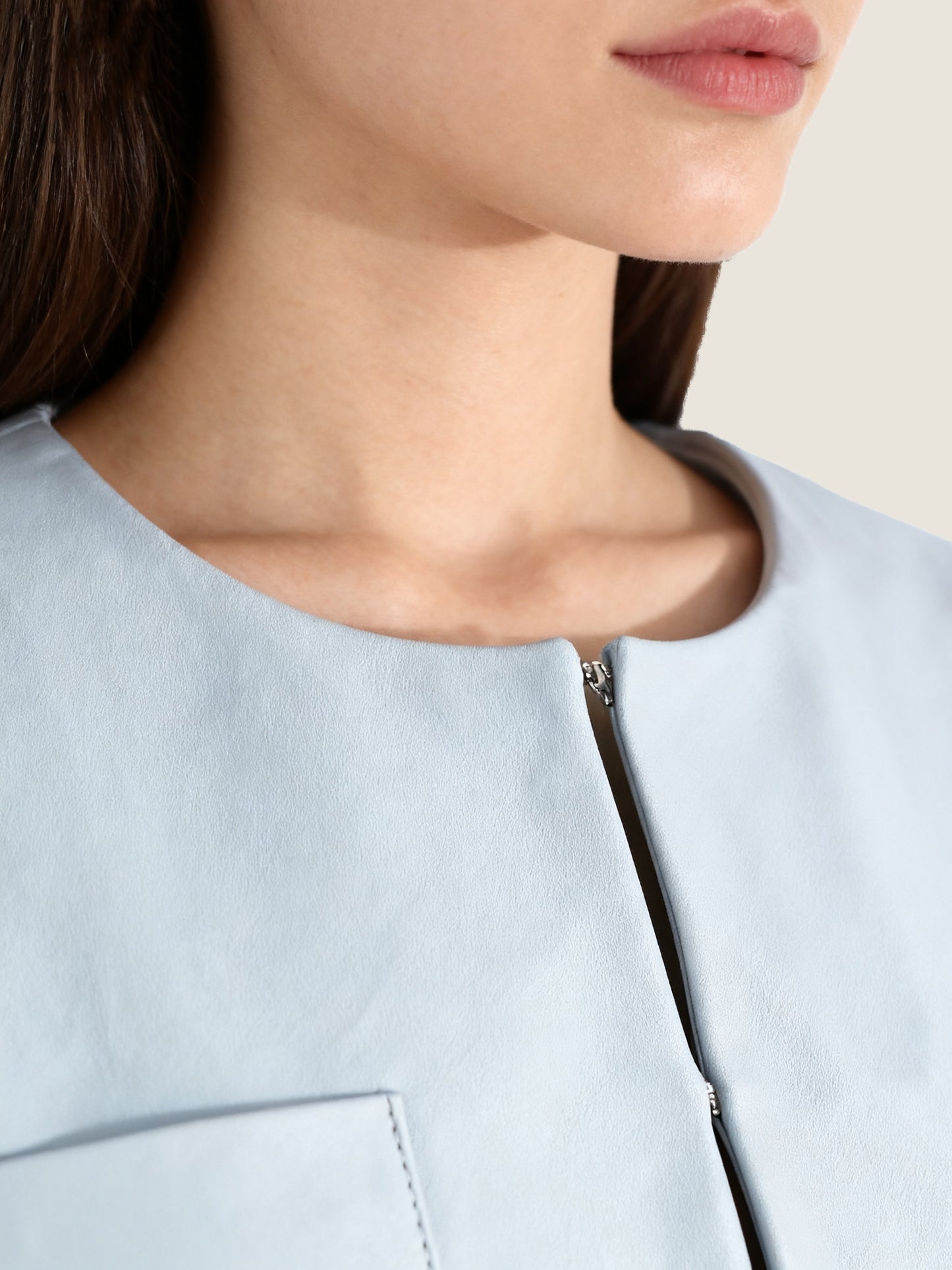 Celeste Lambskin Cropped Jacket M31N