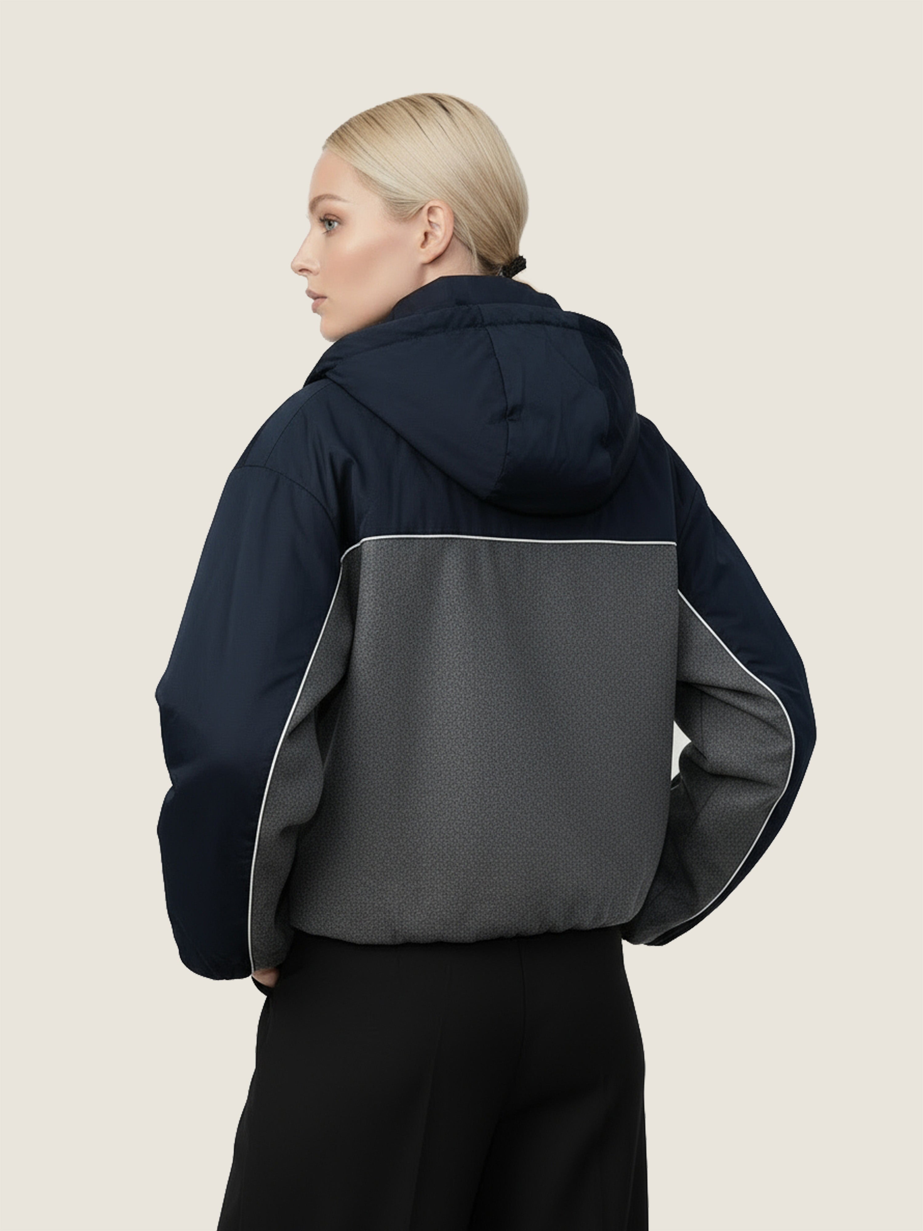 Two-Tone Down Jacket M31N