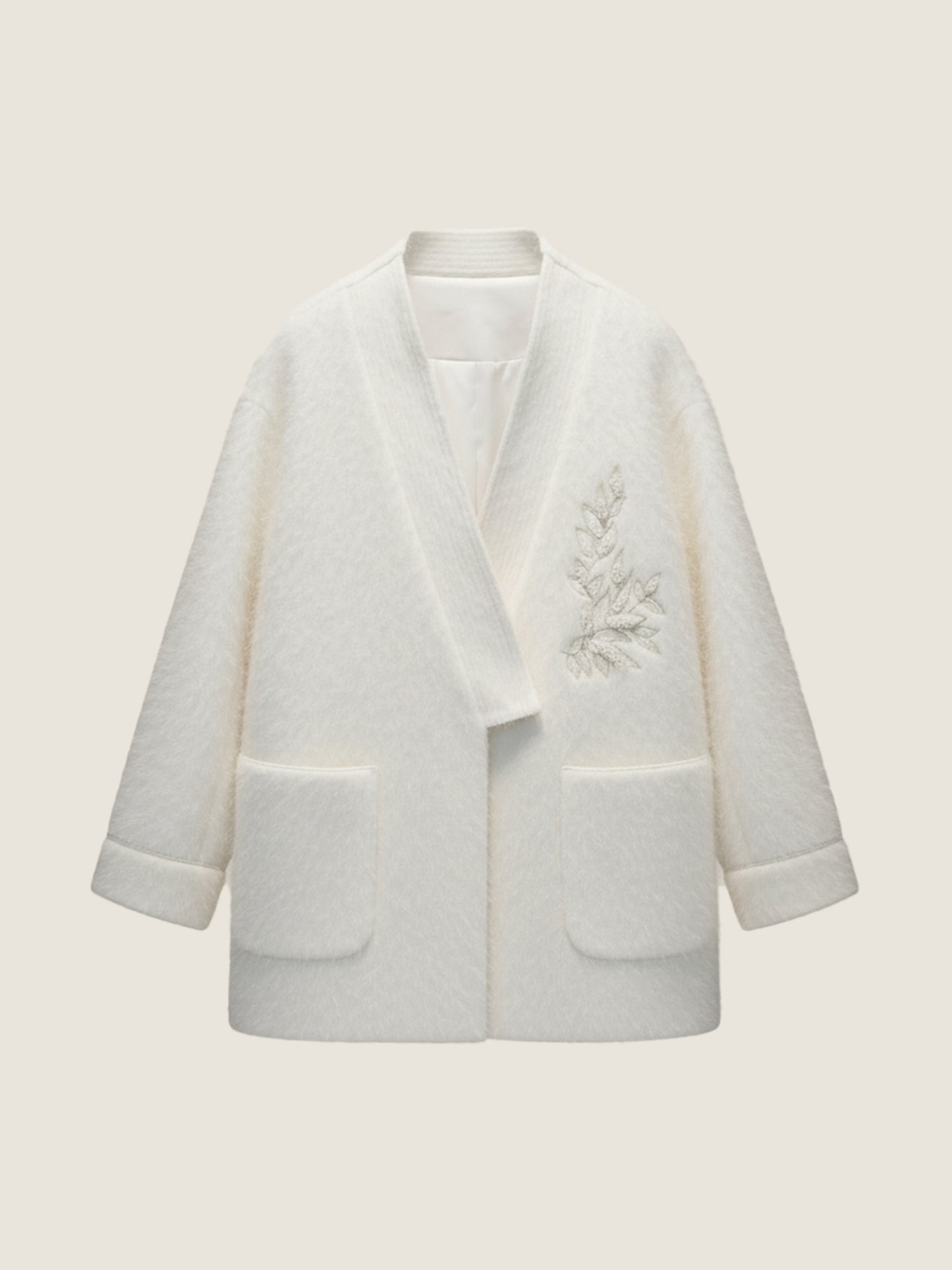 Wool Embroidered Coat M31N