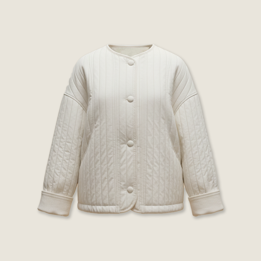 Quilted Cropped Jacket M31N