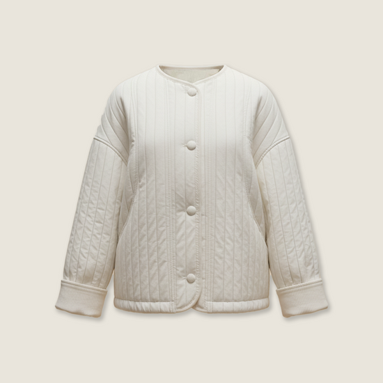 Quilted Cropped Jacket M31N