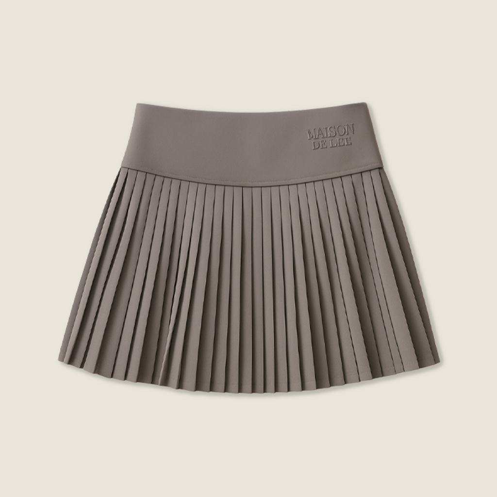 Women's High Waist Pleated A Line Mini Skirt Preppy Schoolgirl Style A10147