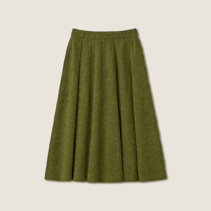 Women's High-Waisted Soft Knit Maxi Skirt A10310