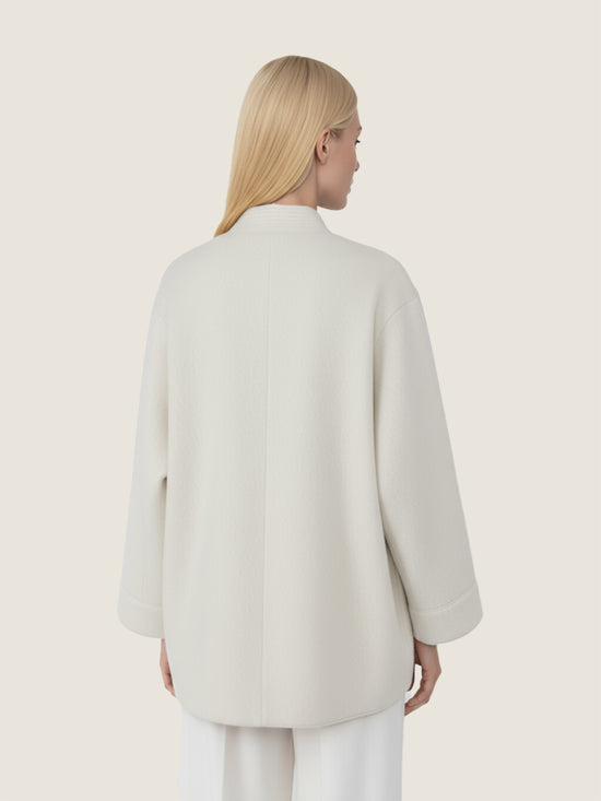 Wool Embroidered Coat M31N