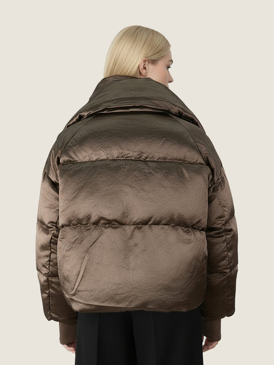 Metallic Acetate Down Jacket M31N