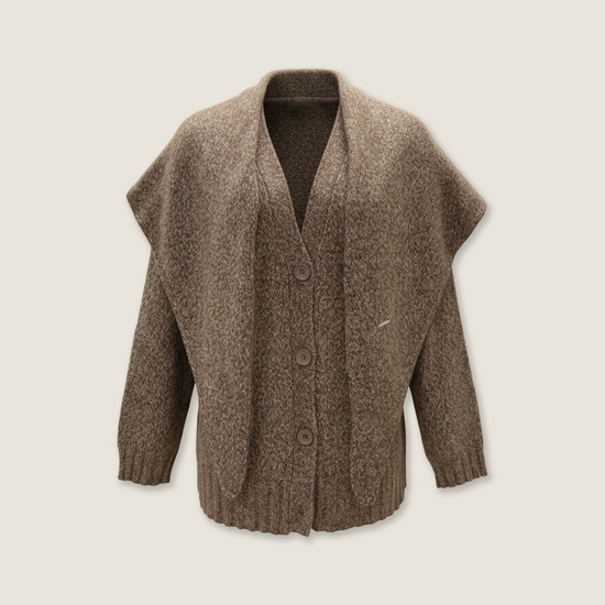 Heathered Knit Cardigan M31N