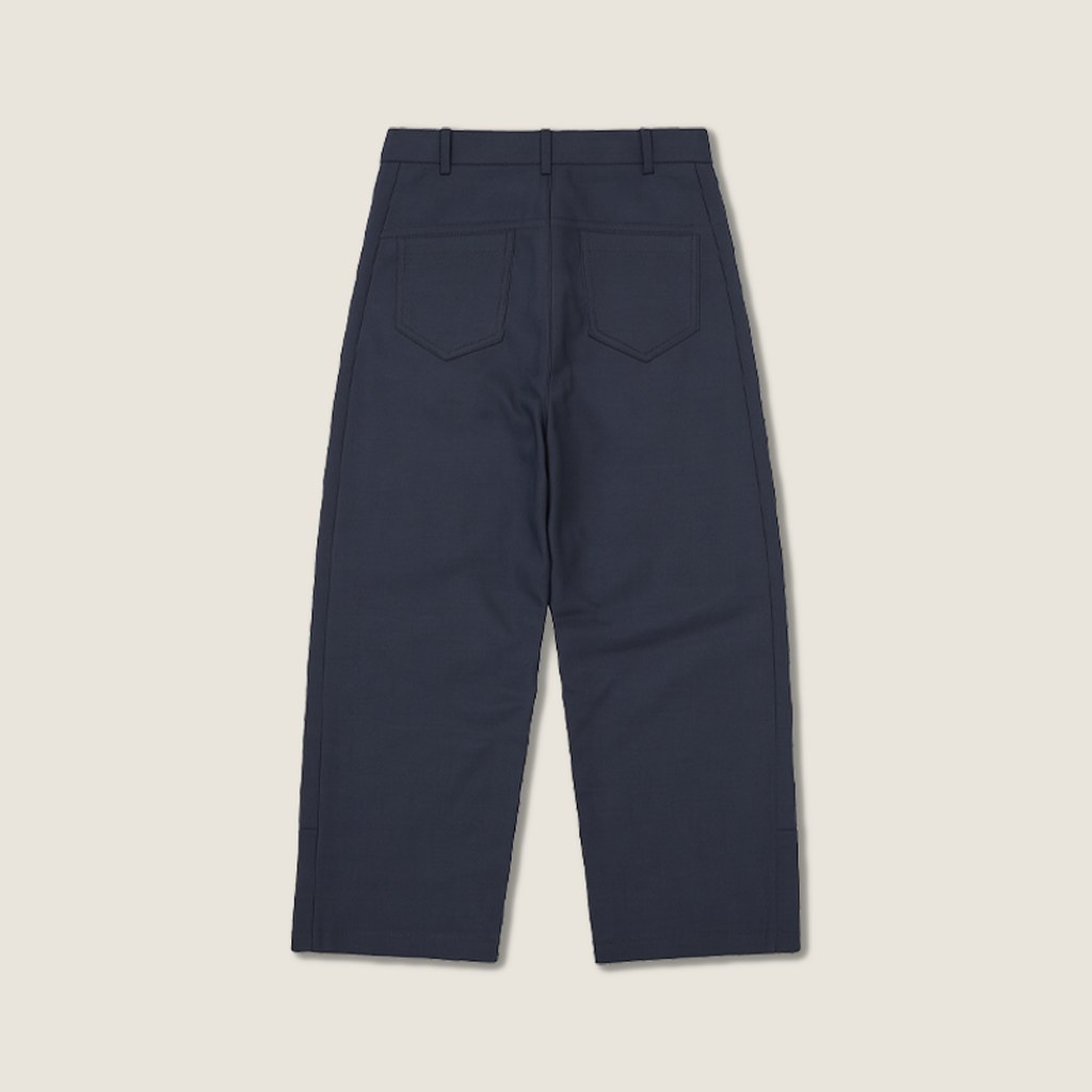Women's Plain Casual High-Waisted Wide-Leg Pants A10289