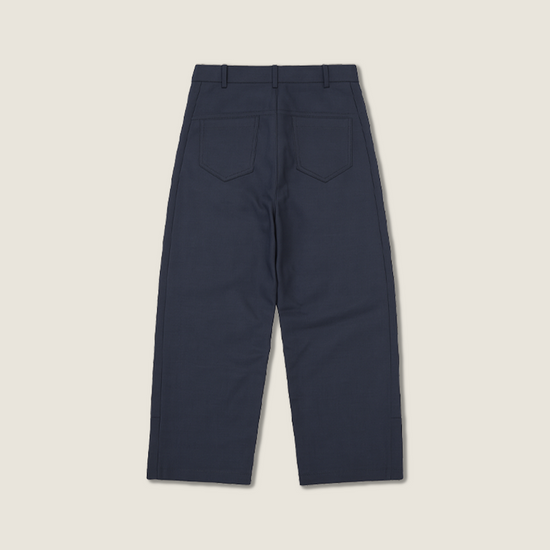 Women's Plain Casual High-Waisted Wide-Leg Pants A10289