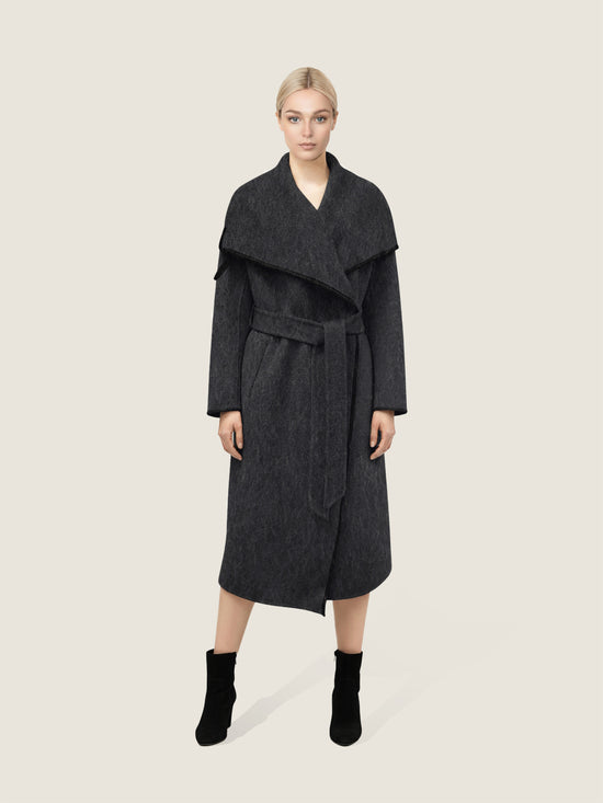 Contour Wool Wrap Coat M31N