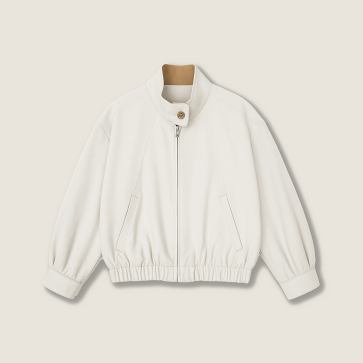 Stand-Collar Zip jacket  A10426