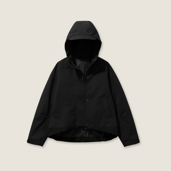 Two-Tone Hooded Jacket M31N
