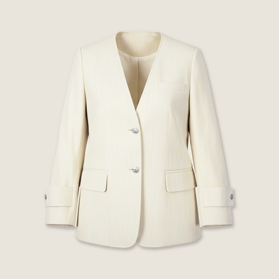 Tailored V-Neck Blazer M31N