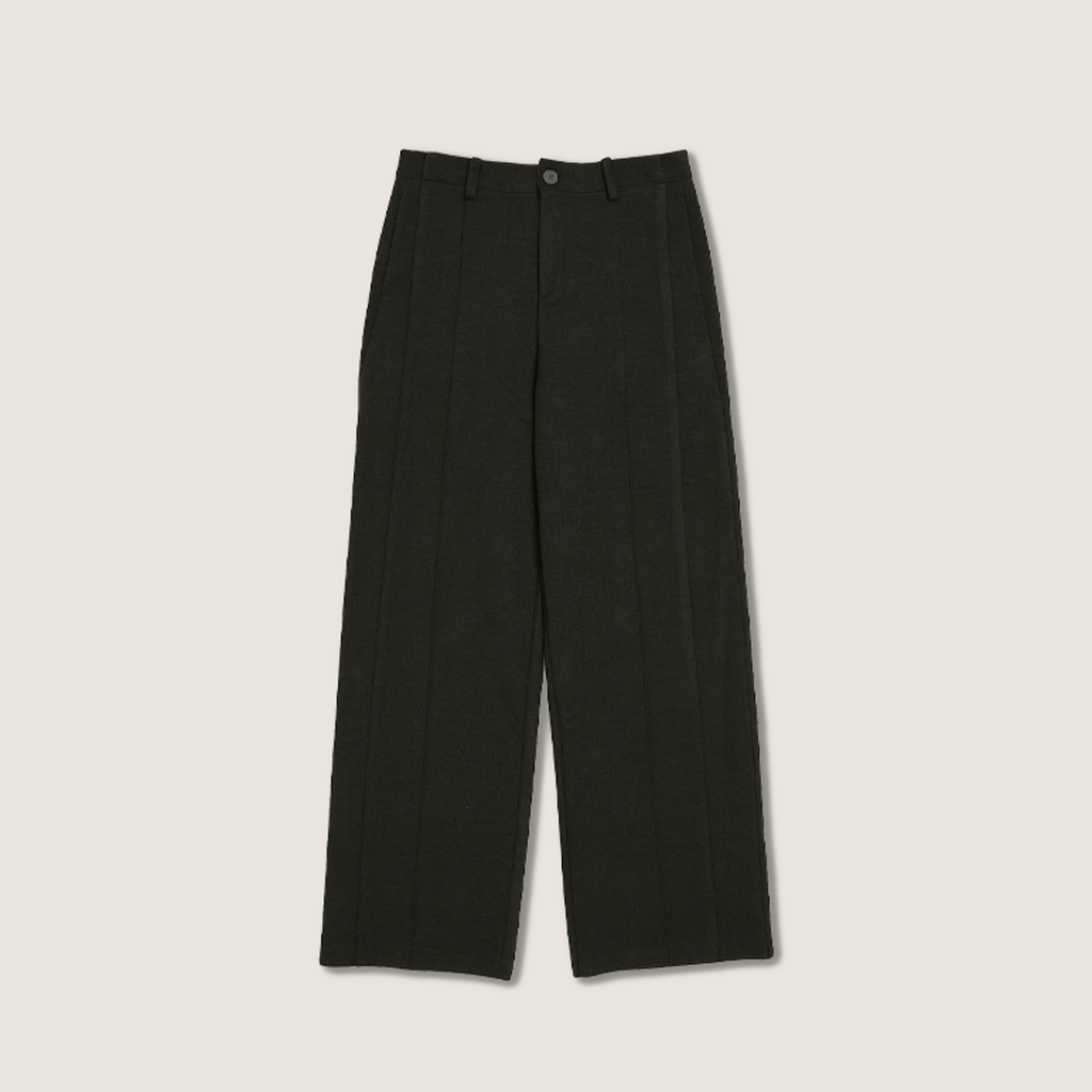 Crease-Front  Wide-Leg Trousers M31N