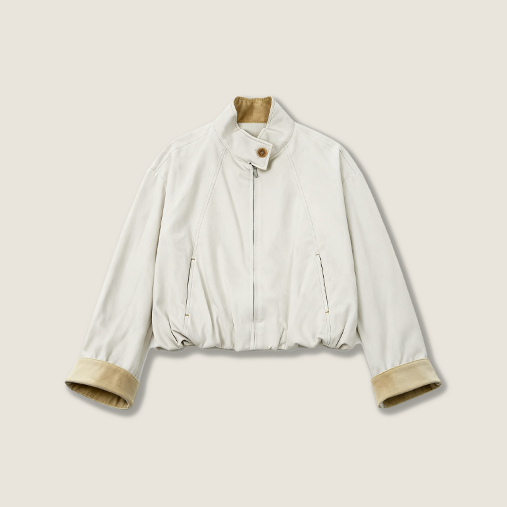 Stand-Collar Zip jacket  A10426