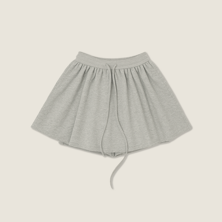 Women's Plain Drawstring Flowy Shorts-Trendy Casual Lounge Shorts A10050