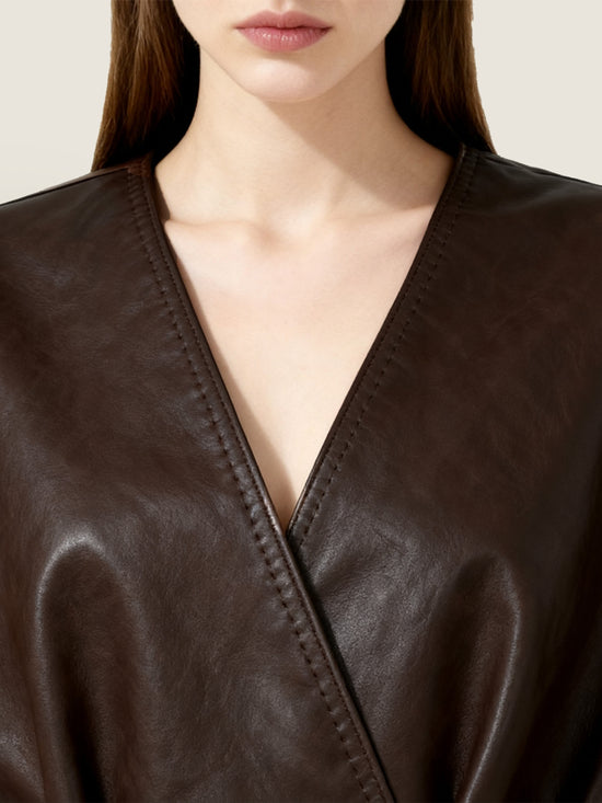 Lambskin Wrap Belt Jacket M31N