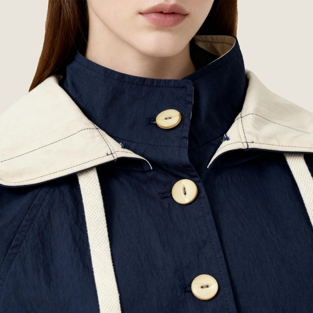 Navy Hooded Parka M31N